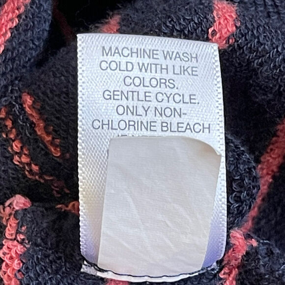 J.Jill Turtleneck Sweater Dress Women Size‎ M Purple Stripe Pockets Stretch - Picture 8 of 12